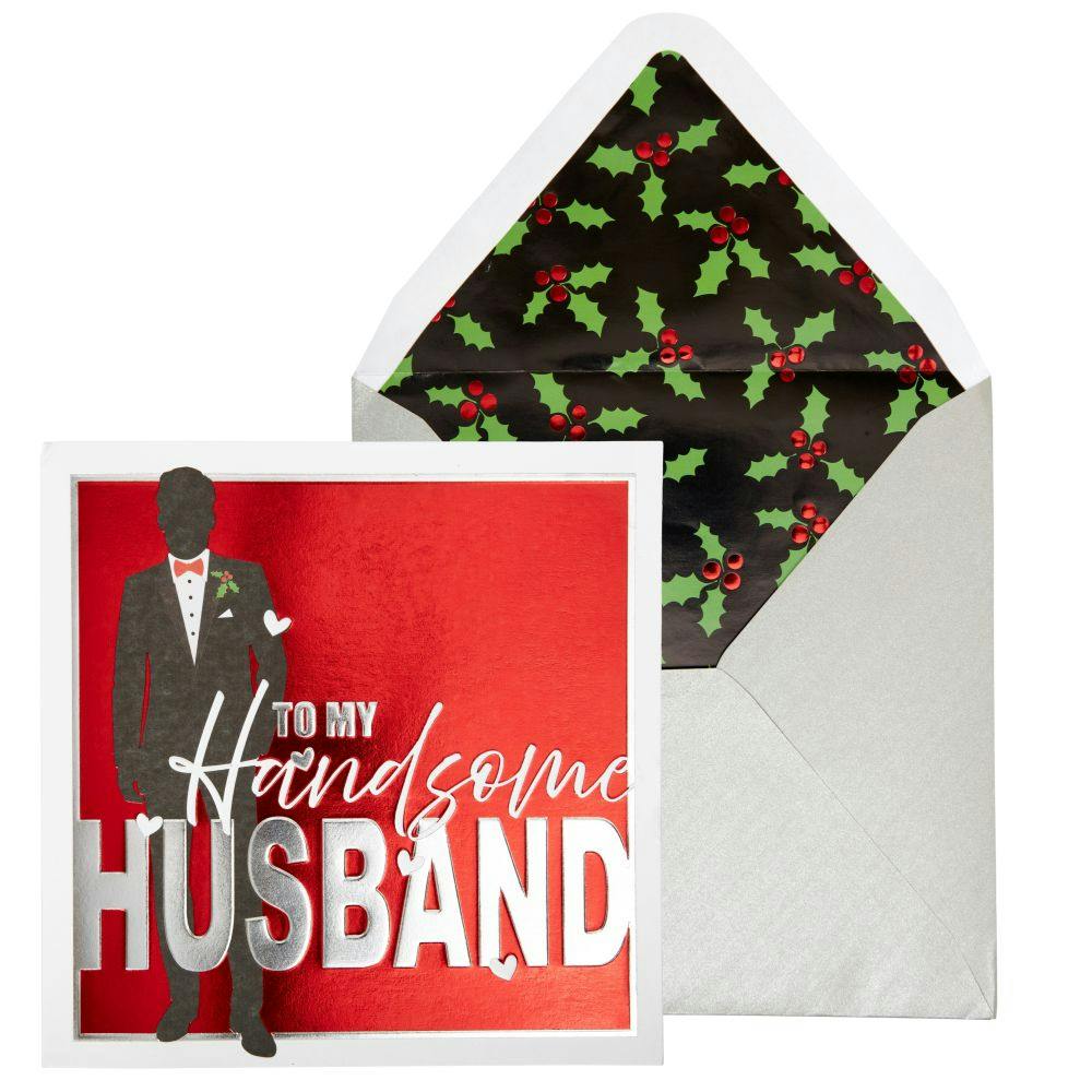 Handsome Husband Christmas Card First Alternate Image width=&quot;1000&quot; height=&quot;1000&quot;