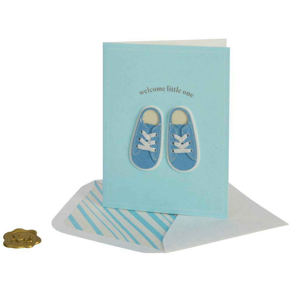 Baby Sneakers Boy New Baby Card Seventh Alternate Image width=&quot;1000&quot; height=&quot;1000&quot;