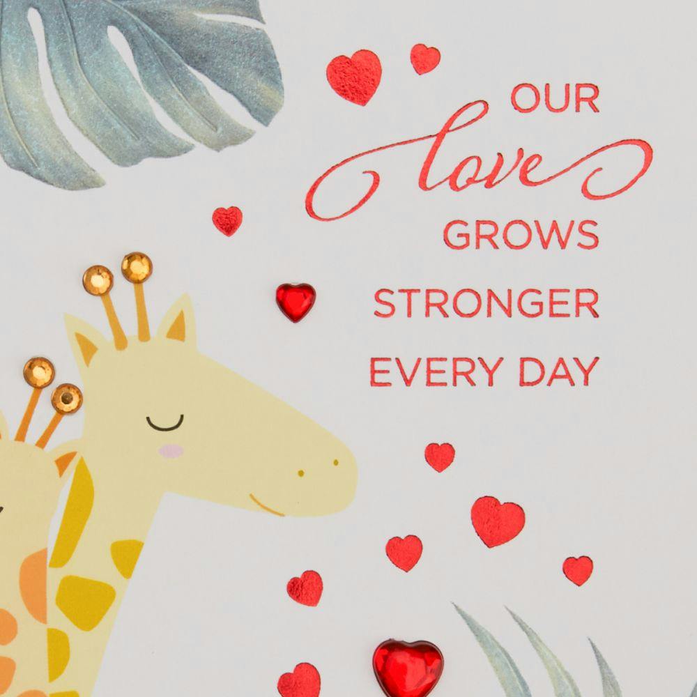 Giraffe Couple Valentine&#39;s Day Card Fifth Alternate Image width=&quot;1000&quot; height=&quot;1000&quot;