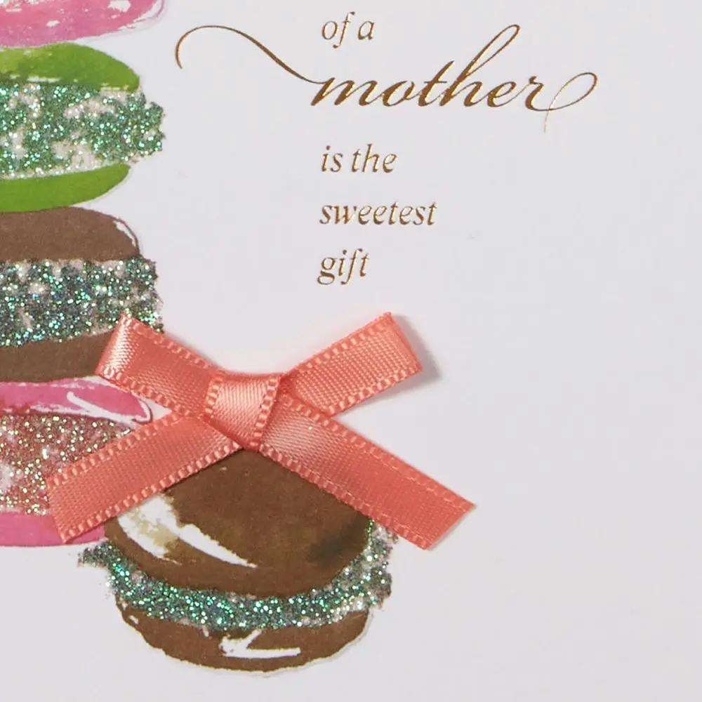 Macaroons Mother&#39;s Day Card close up
