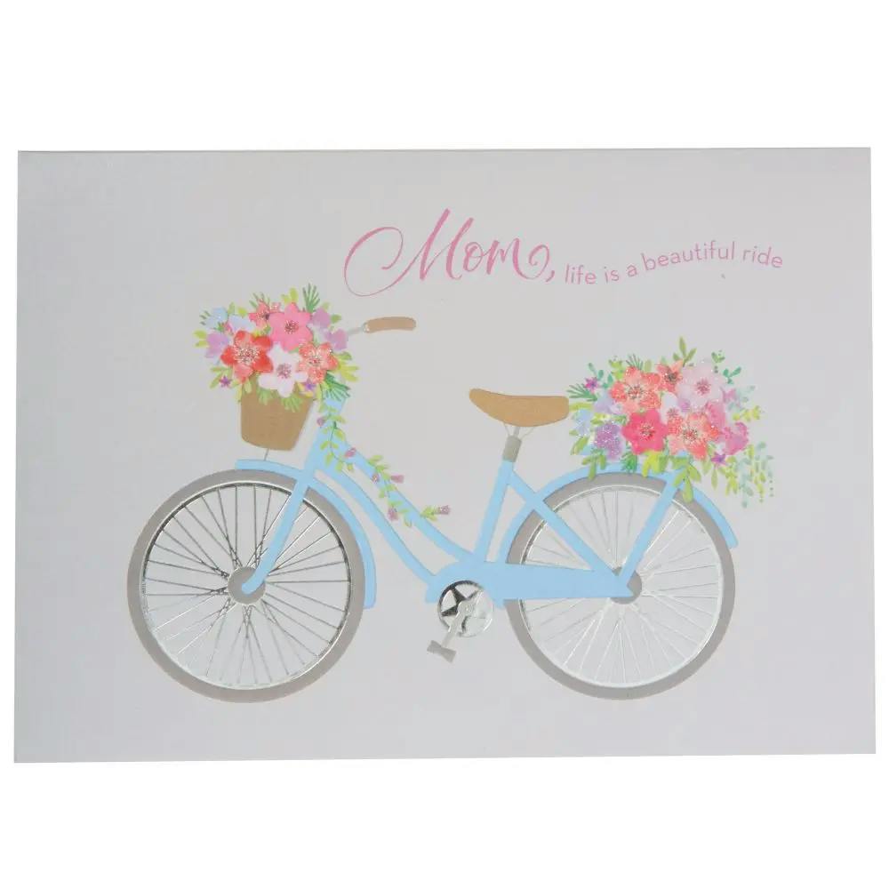 Bicycle with Flowers Mother&#39;s Day Card more