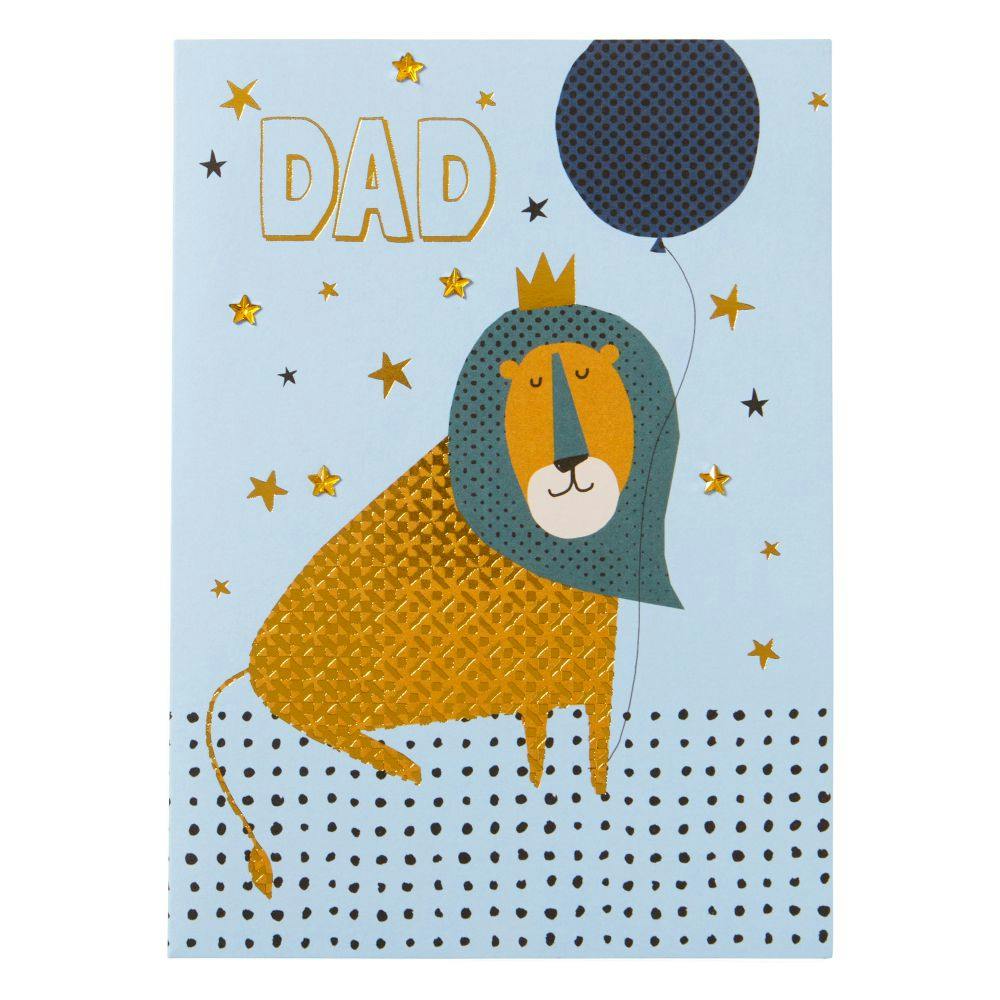 Lion Dad Father&#39;s Day Card First Alternate Image width=&quot;1000&quot; height=&quot;1000&quot;