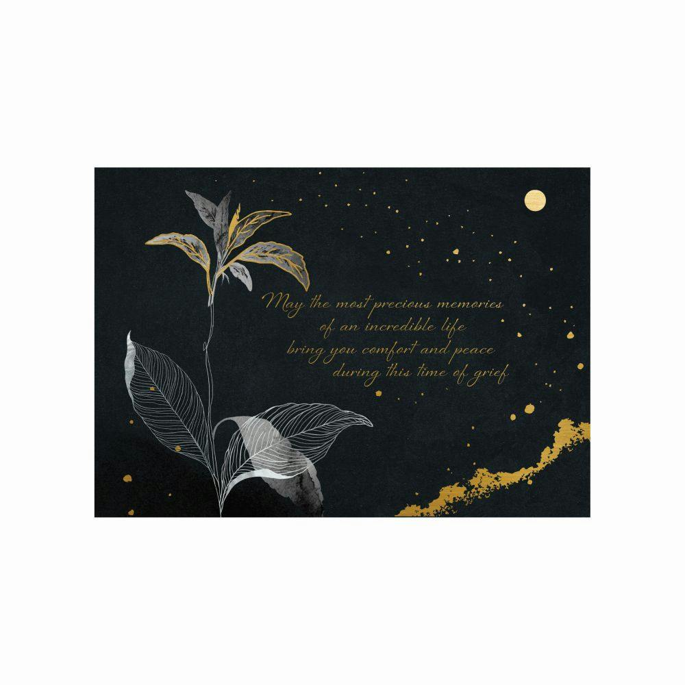 Fine Art with Gold Sympathy Card First Alternate Image width=&quot;1000&quot; height=&quot;1000&quot;