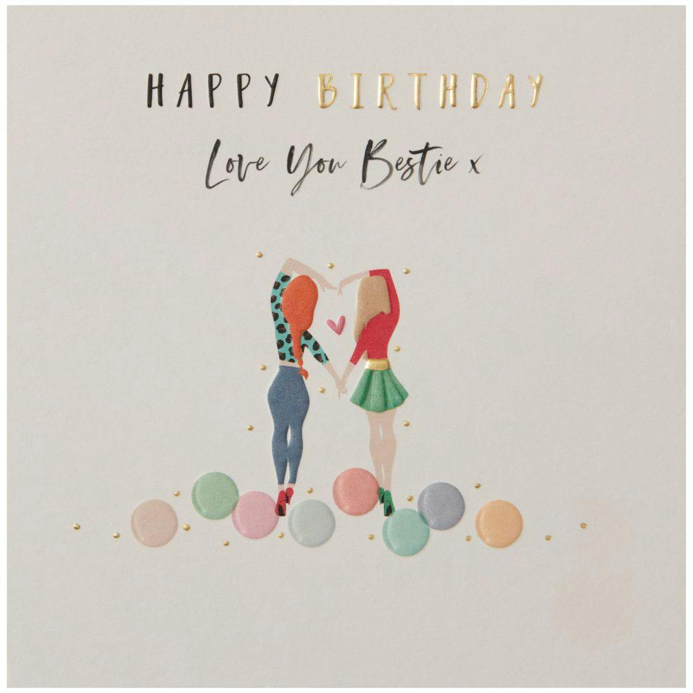 Love You Bestie Girls Birthday Card First Alternate Image width=&quot;1000&quot; height=&quot;1000&quot;