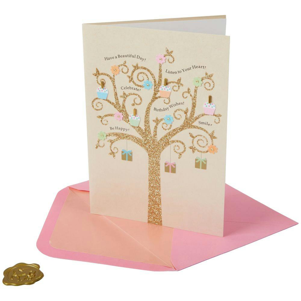 Flower Tree Birthday Card  Sixth Alternate Image width=&quot;1000&quot; height=&quot;1000&quot;