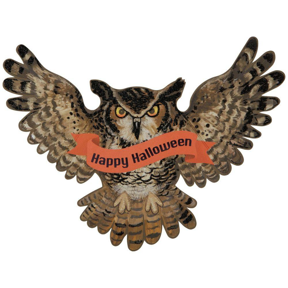 Owl Die Cut Halloween Card Second Alternate Image width=&quot;1000&quot; height=&quot;1000&quot;