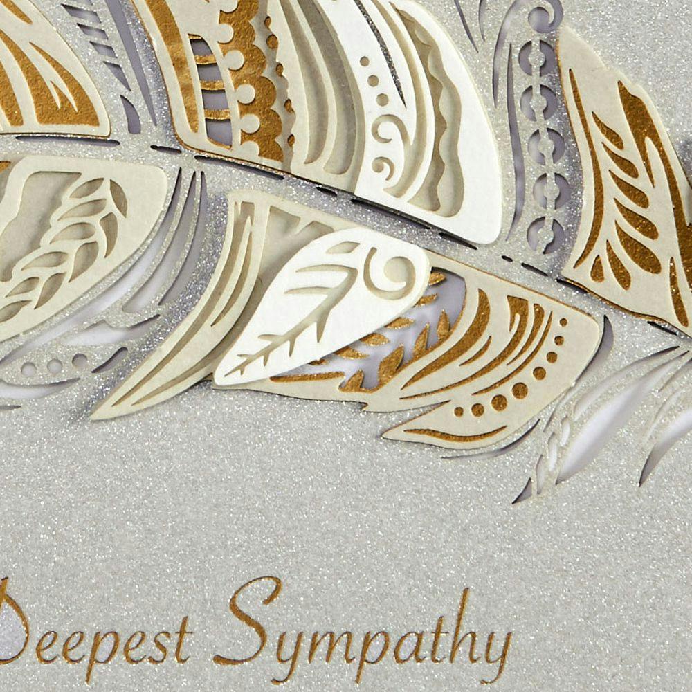 Feather Sympathy Card Fifth Alternate Image width=&quot;1000&quot; height=&quot;1000&quot;