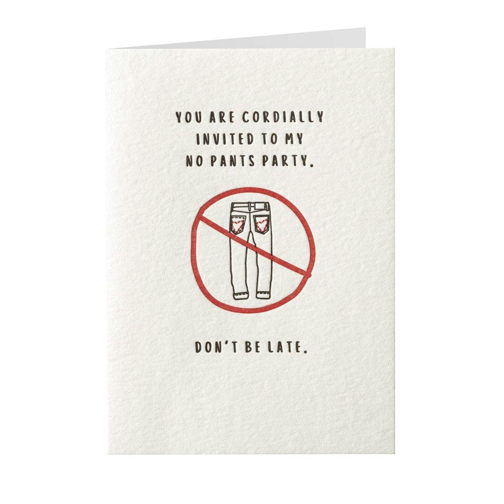 No Party Pants Valentine&#39;s Day Card Fifth Alternate Image width=&quot;1000&quot; height=&quot;1000&quot;