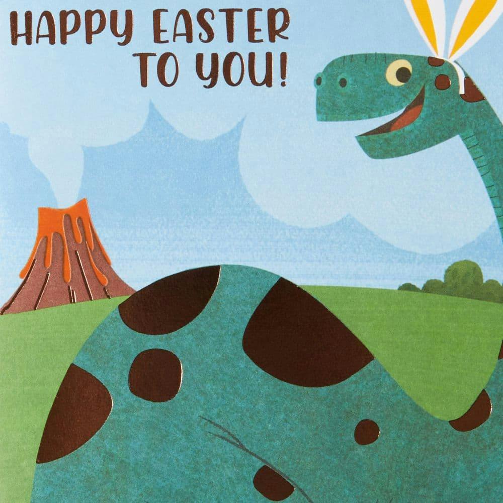 Dino with Bunny Ears Easter Card Fourth Alternate Image width=&quot;1000&quot; height=&quot;1000&quot;