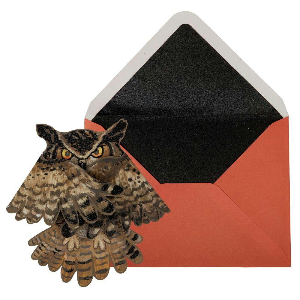 Owl Die Cut Halloween Card Main Product Image width=&quot;1000&quot; height=&quot;1000&quot;