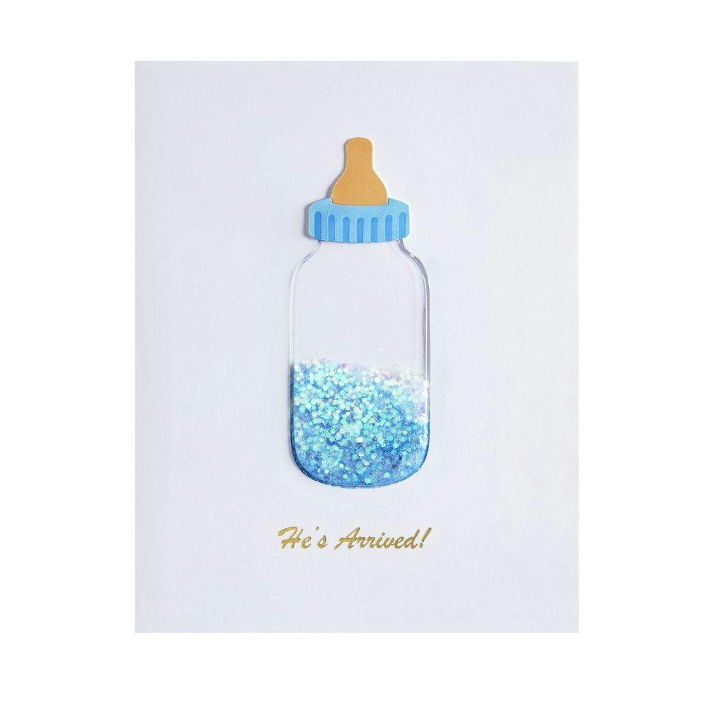 Baby Bottle Boy New Baby Card First Alternate Image width=&quot;1000&quot; height=&quot;1000&quot;