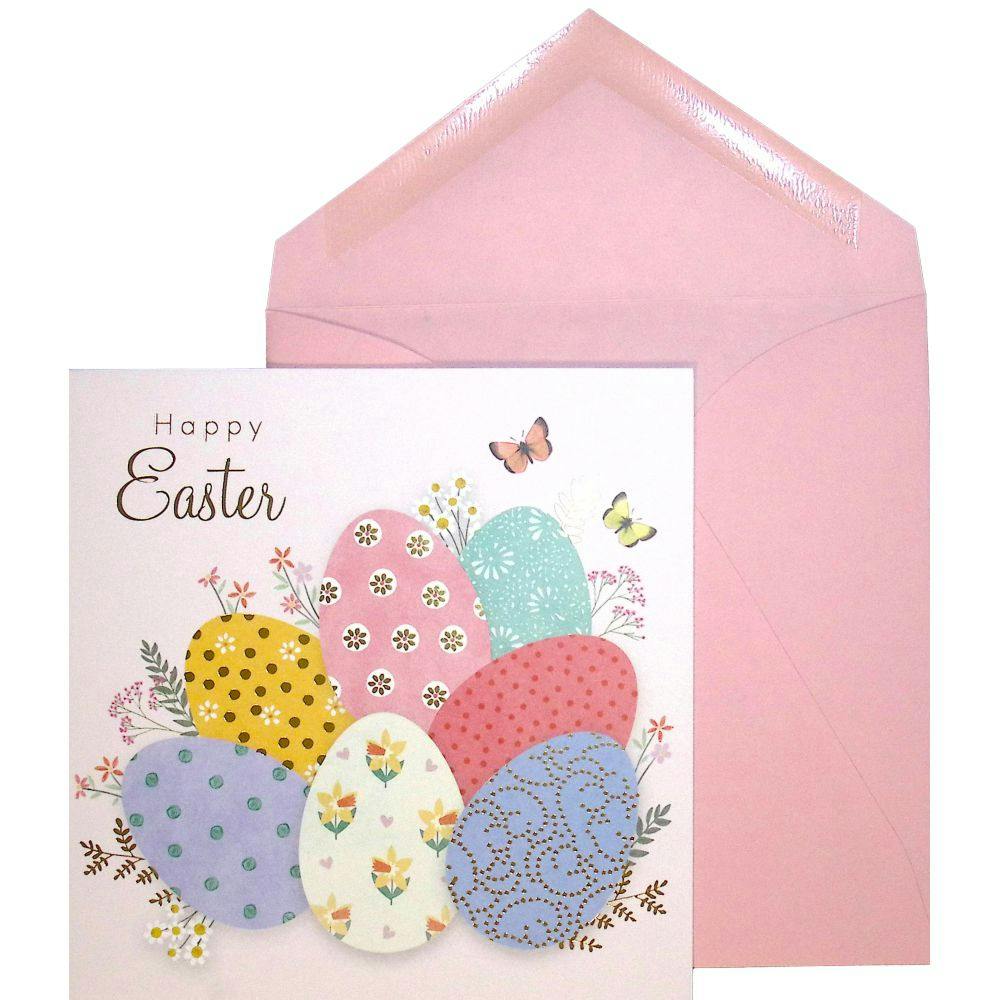 Patterned Eggs Easter Card Main Product Image width=&quot;1000&quot; height=&quot;1000&quot;