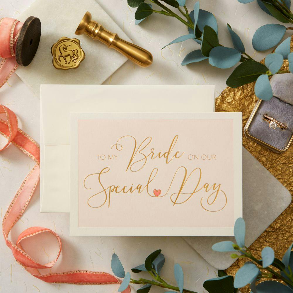 To My Bride Special Day Wedding Card Ninth Alternate Image width=&quot;1000&quot; height=&quot;1000&quot;
