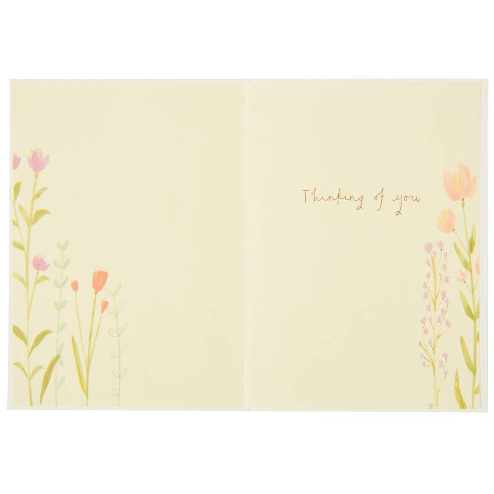 Whimsy Long Stemmed Flowers Sympathy Card Second Alternate Image width=&quot;1000&quot; height=&quot;1000&quot;