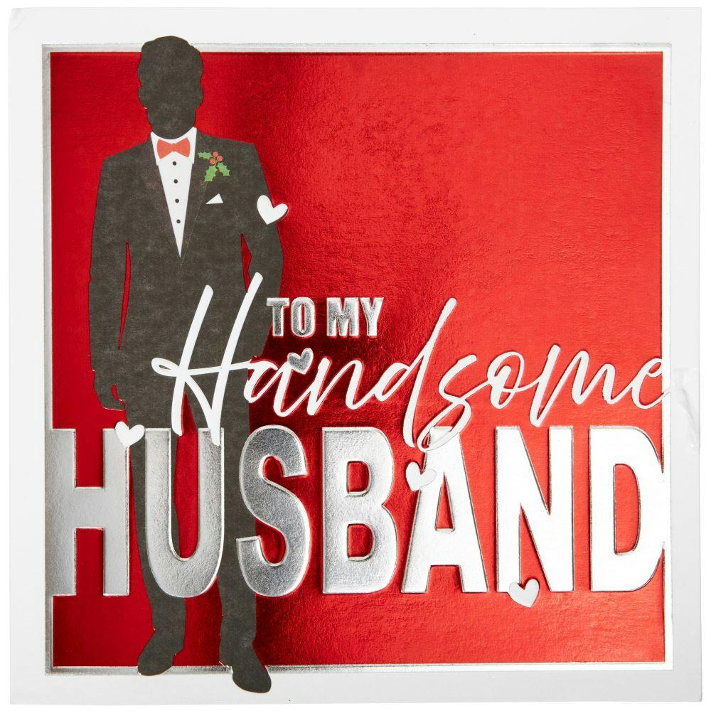 Handsome Husband Christmas Card Main Product Image width=&quot;1000&quot; height=&quot;1000&quot;