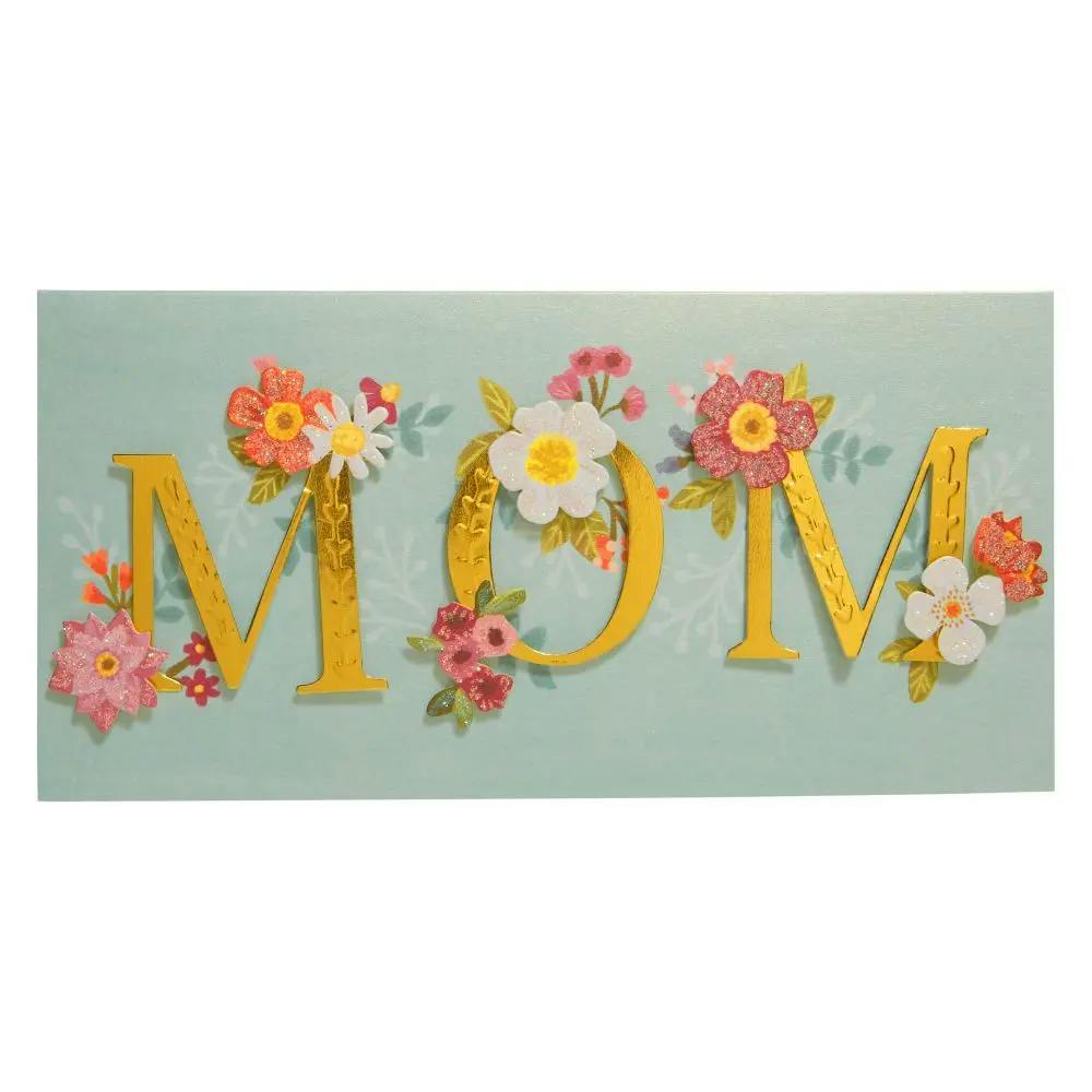 Mom Lettering Mother&#39;s Day Card front