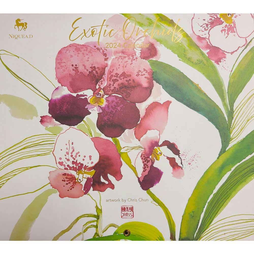 Exotic Orchids 2024 Wall Calendar Main Product Image width=&quot;1000&quot; height=&quot;1000&quot;