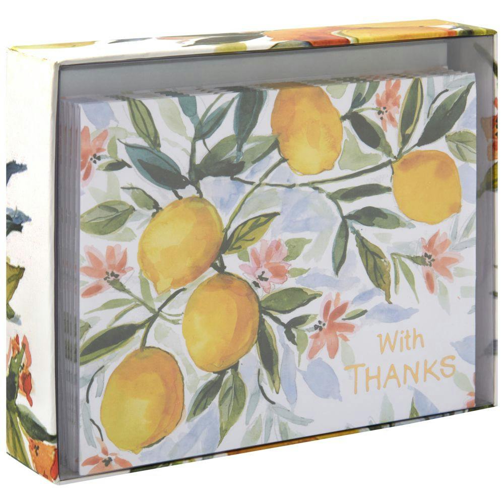 Joy Of Life Lemons Boxed Note Cards alt2 width=&quot;1000&quot; height=&quot;1000&quot;
