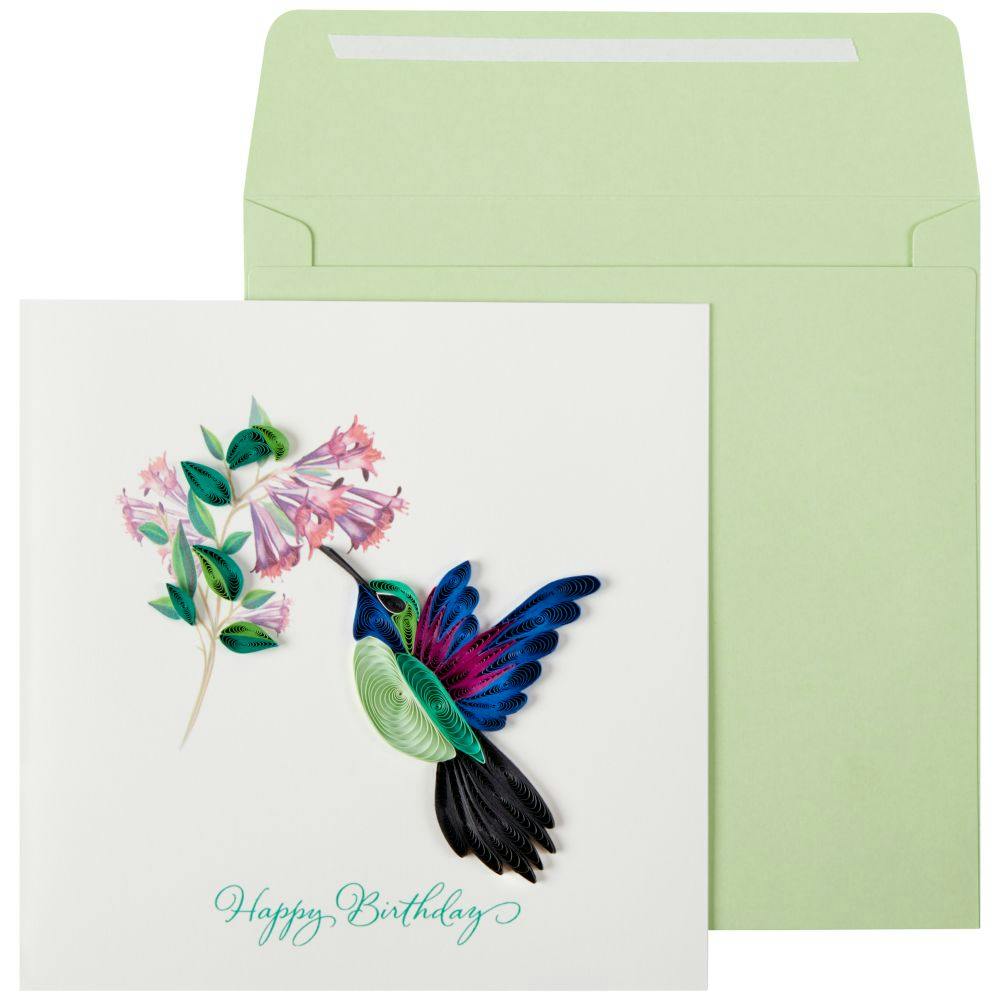 Hummingbird Quilling Birthday Card
Main Product Image width=&quot;1000&quot; height=&quot;1000&quot;