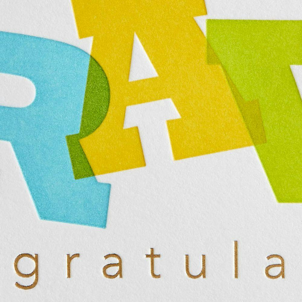 Bravo Layered Lettering Congratulations Card Fifth Alternate Image width=&quot;1000&quot; height=&quot;1000&quot;
