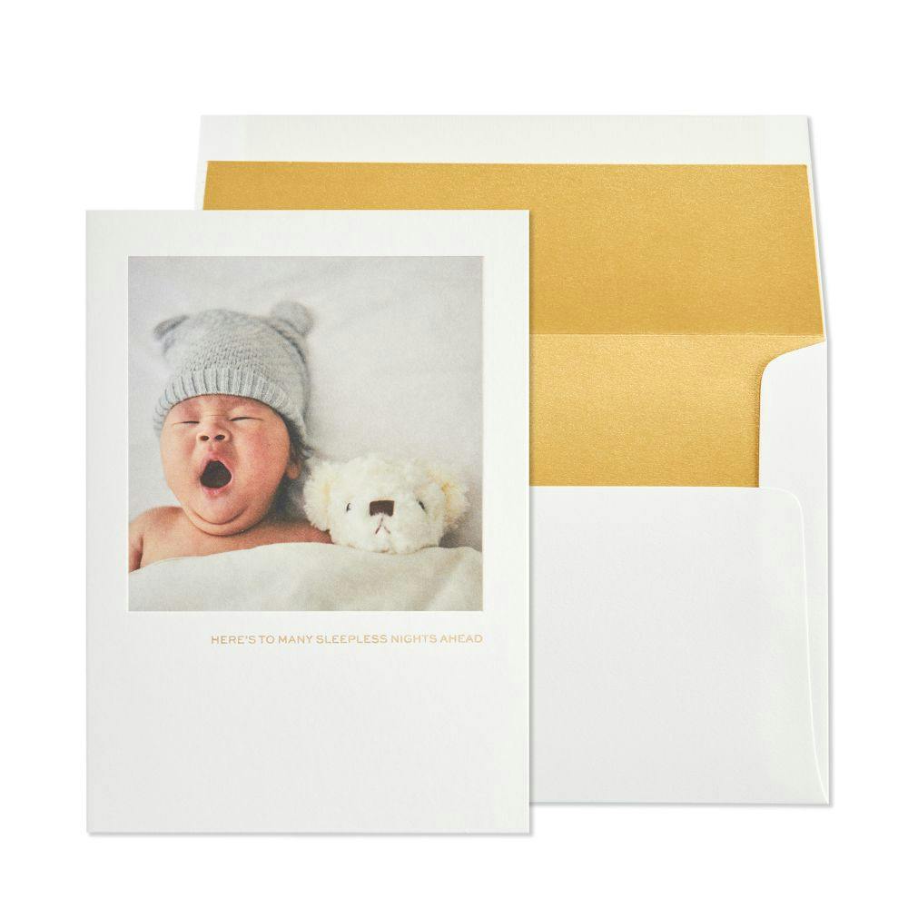 Yawning Baby New Baby Card Main Product Image width=&quot;1000&quot; height=&quot;1000&quot;