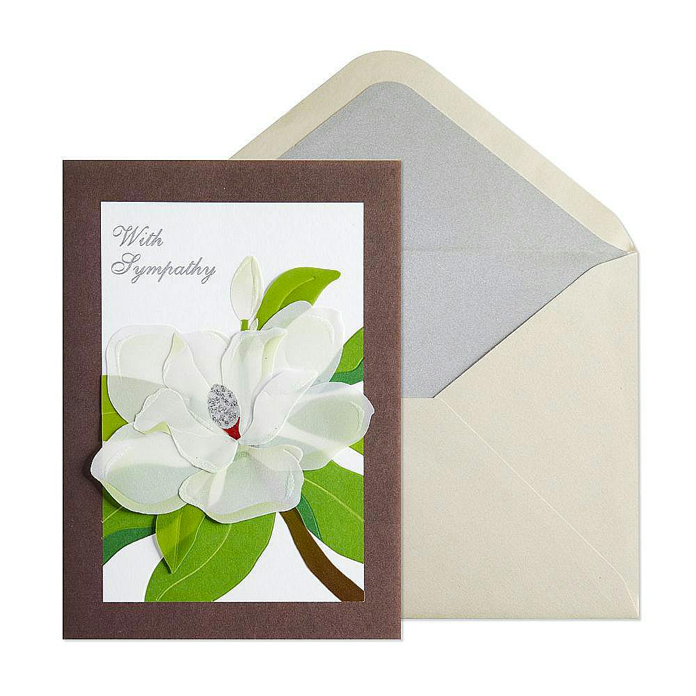 Magnolia in Vellum Sympathy Card Main Product Image width=&quot;1000&quot; height=&quot;1000&quot;