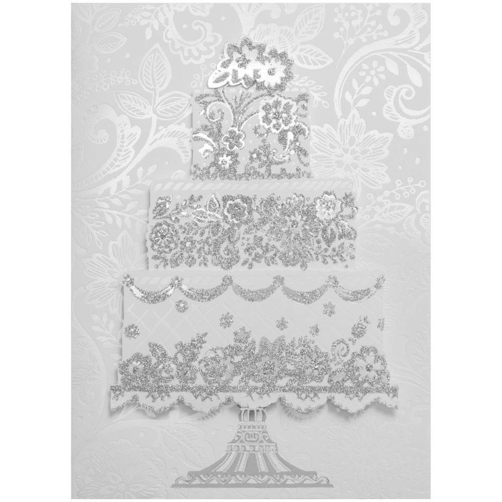 Oversize Elaborate Cake Wedding Card First Alternate Image width=&quot;1000&quot; height=&quot;1000&quot;