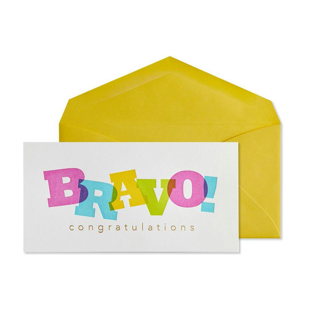 Bravo Layered Lettering Congratulations Card Main Product Image width=&quot;1000&quot; height=&quot;1000&quot;