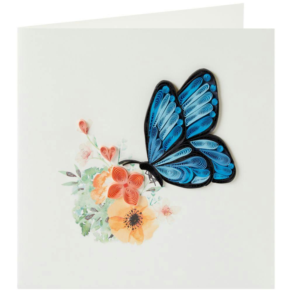 Butterfly Quilling Birthday Card Sixth Alternate Image width=&quot;1000&quot; height=&quot;1000&quot;