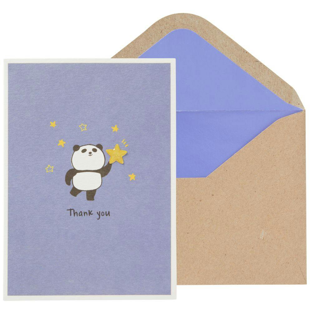 Panda with Flowers Card Main Product Image width=&quot;1000&quot; height=&quot;1000&quot;