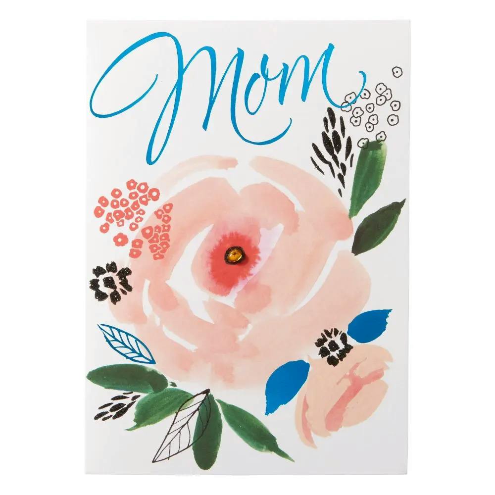Bold Flower Mother&#39;s Day Card front
