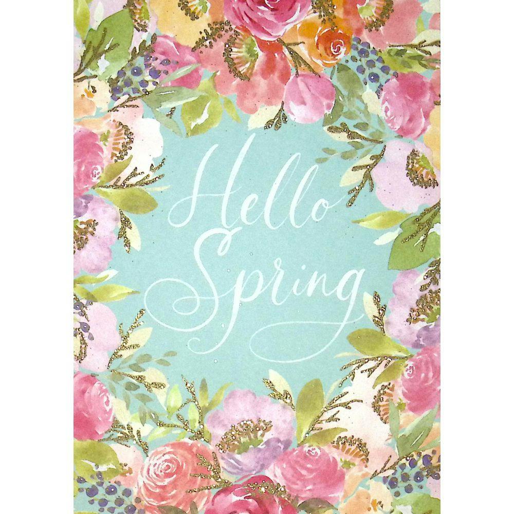 Hello Spring Floral Easter Card First Alternate Image width=&quot;1000&quot; height=&quot;1000&quot;