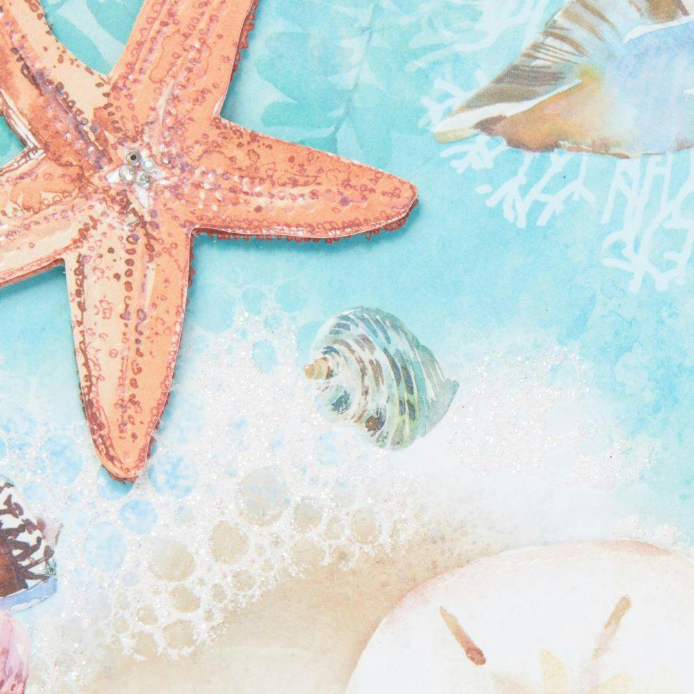 Starfish and Seashells Blank Card Third Alternate Image width=&quot;1000&quot; height=&quot;1000&quot;
