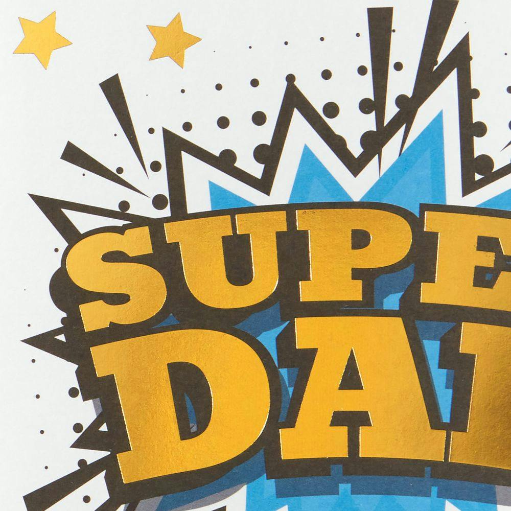 Super Dad Lettering Father&#39;s Day Card Fourth Alternate Image width=&quot;1000&quot; height=&quot;1000&quot;