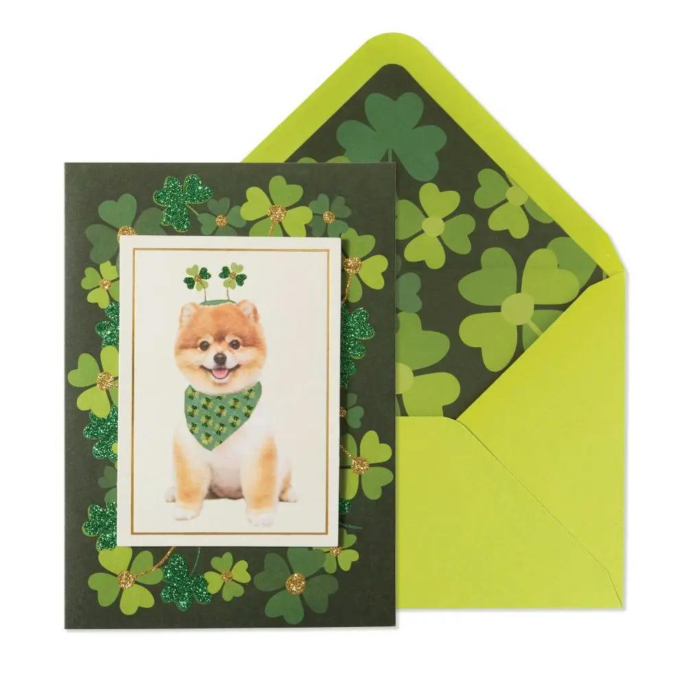 Pomeranian St. Patrick&#39;s Day Card