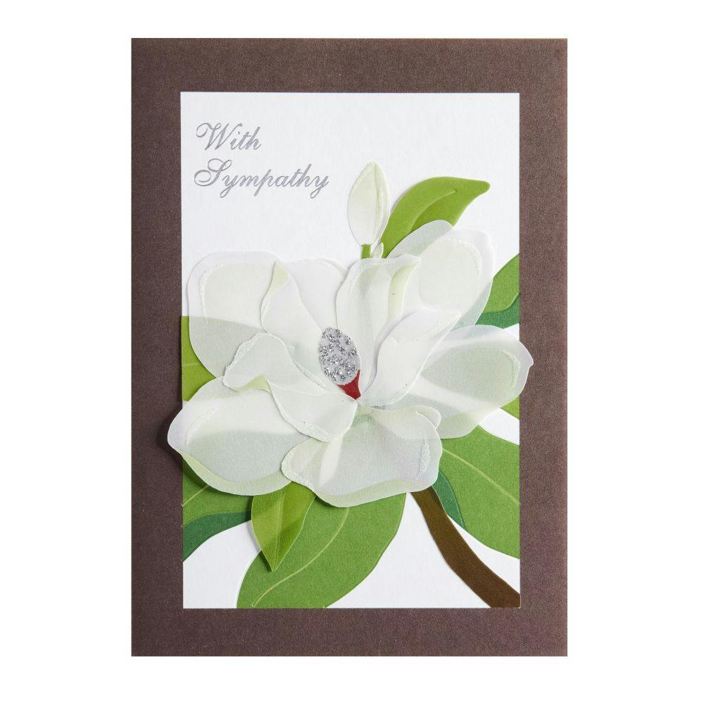 Magnolia in Vellum Sympathy Card First Alternate Image width=&quot;1000&quot; height=&quot;1000&quot;