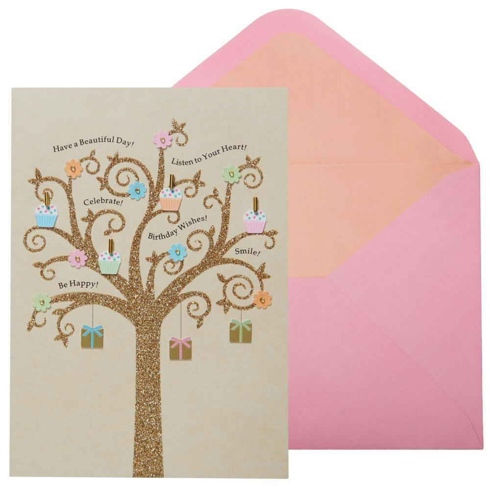 Flower Tree Birthday Card Main Product Image width=&quot;1000&quot; height=&quot;1000&quot;