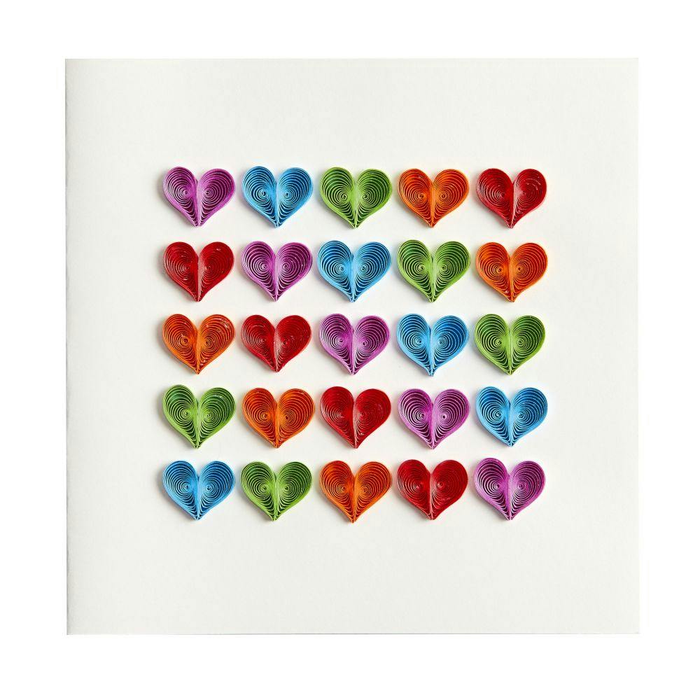 Rainbow Hearts Quilling Birthday Card Card First Alternate Image width=&quot;1000&quot; height=&quot;1000&quot;