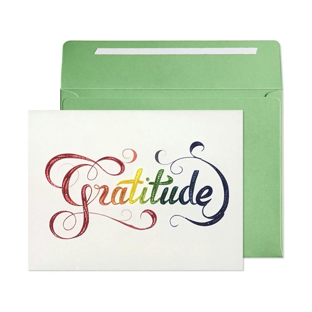 Gratitude Quilling Thank You Card Main Product Image width=&quot;1000&quot; height=&quot;1000&quot;