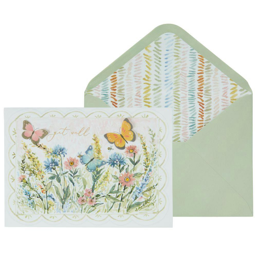 Meadow Scallop Get Well Card Main Product Image width=&quot;1000&quot; height=&quot;1000&quot;