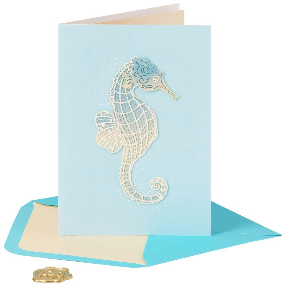 Seahorse Greeting Card 8th Product Detail  Image width=&quot;1000&quot; height=&quot;1000&quot;