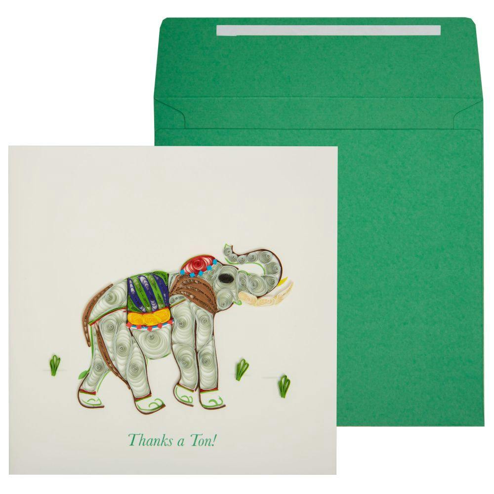 Elephant Thank You Card Main Product Image width=&quot;1000&quot; height=&quot;1000&quot;