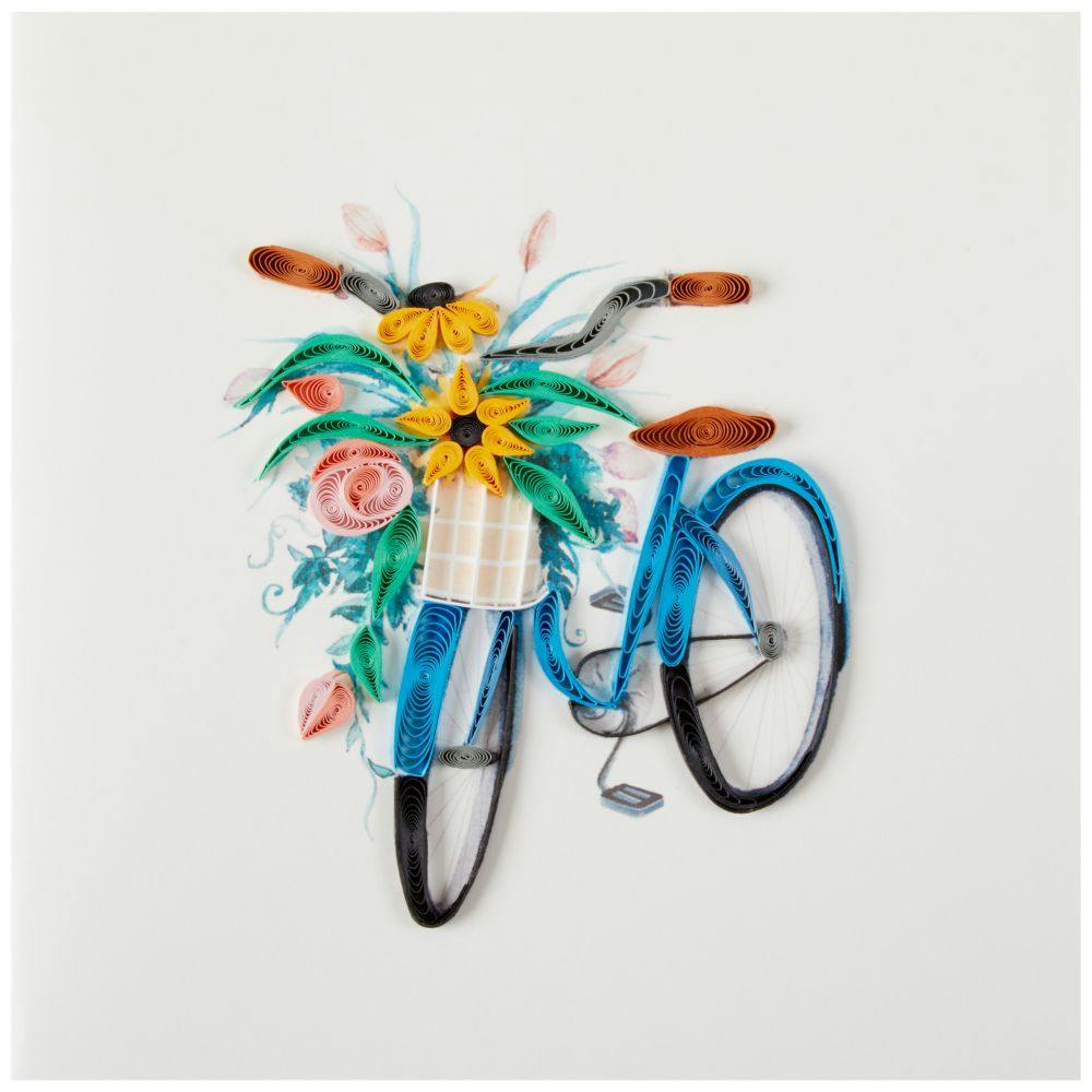 Bicycle Quilling Blank Card First Alternate Image width=&quot;1000&quot; height=&quot;1000&quot;