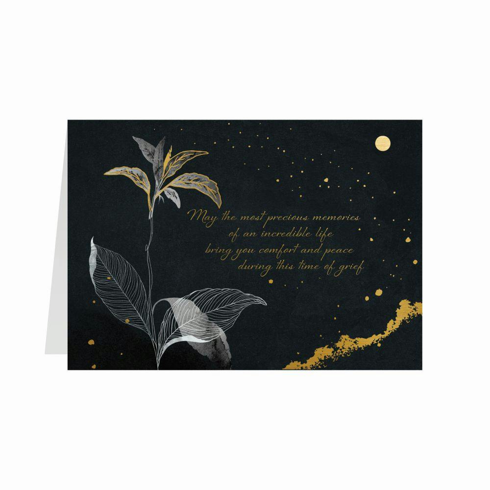 Fine Art with Gold Sympathy Card Fifth Alternate Image width=&quot;1000&quot; height=&quot;1000&quot;