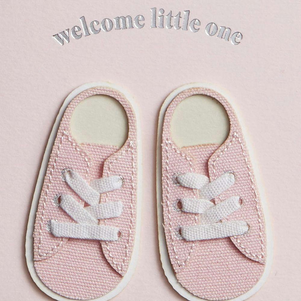 Baby Sneakers Girl New Baby Card Fifth Alternate Image width=&quot;1000&quot; height=&quot;1000&quot;