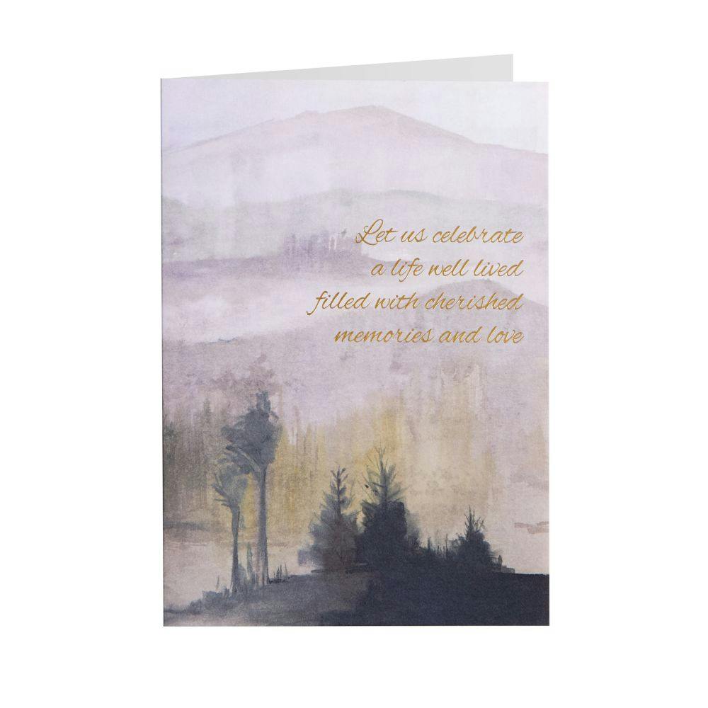 Trees with Mountains Sympathy Card Sixth Alternate Image width=&quot;1000&quot; height=&quot;1000&quot;