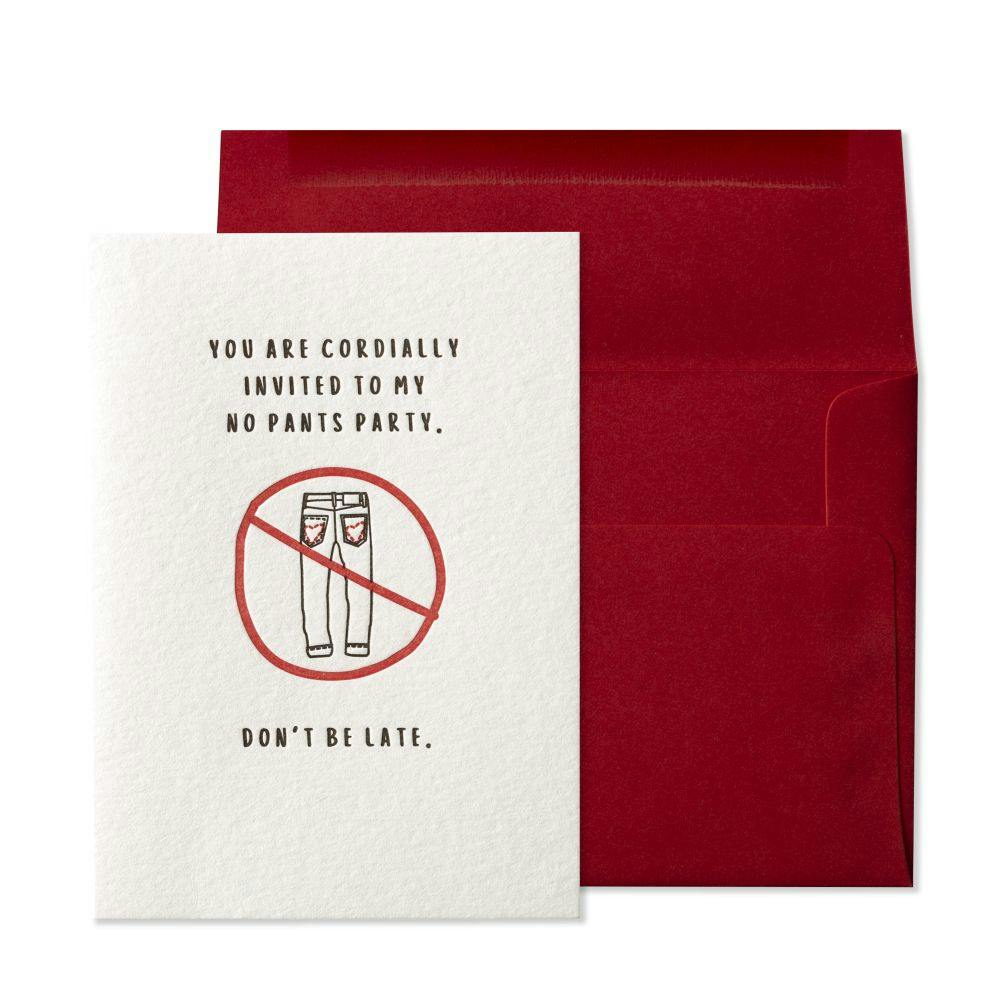 No Party Pants Valentine&#39;s Day Card Main Product Image width=&quot;1000&quot; height=&quot;1000&quot;