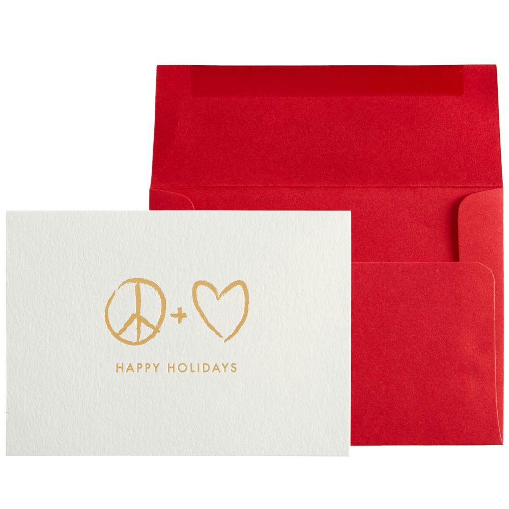 Peace And Love Christmas Card Main Product Image width=&quot;1000&quot; height=&quot;1000&quot;