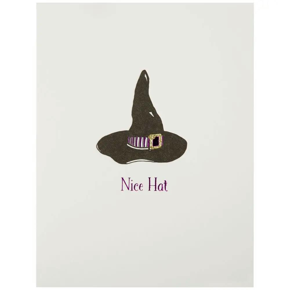 Nice Hat Halloween Card front
