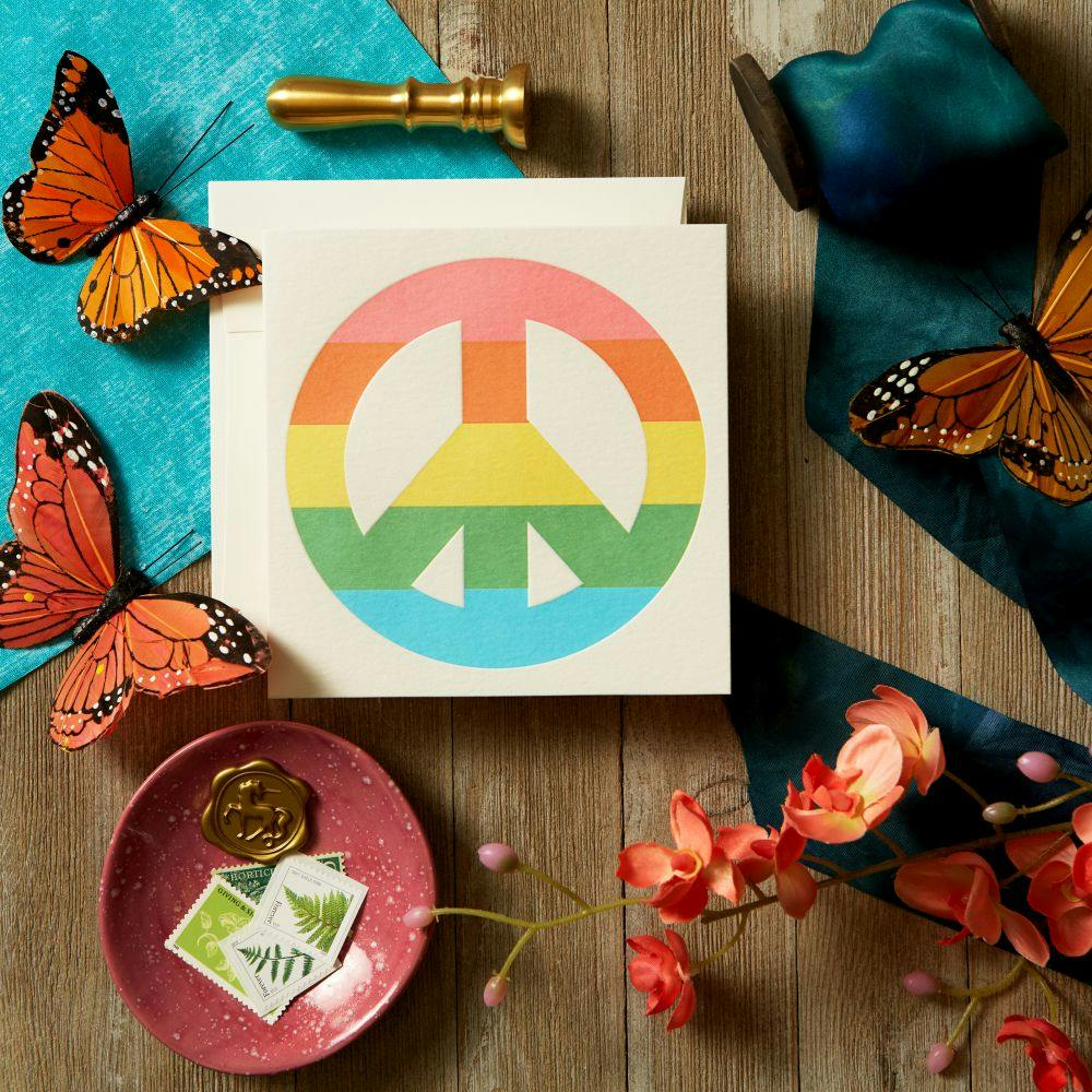 Peace Sign Blank Card Ninth Alternate Image width=&quot;1000&quot; height=&quot;1000&quot;